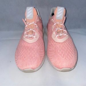 Adidas Alphabounce Em Pink Running Shoes Sneakers Women's Size 10.